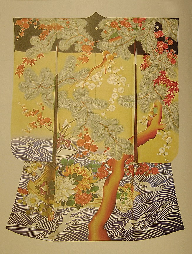 Кимоно для молодой женщины. Япония, 1910-1926 гг