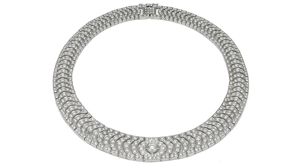Колье, платина, бриллианты, 1960 год, Tiffany &amp; Co
