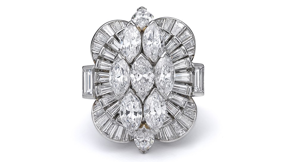 Кольцо, платина, бриллианты, 1939–1952 годы, Tiffany &amp; Co

