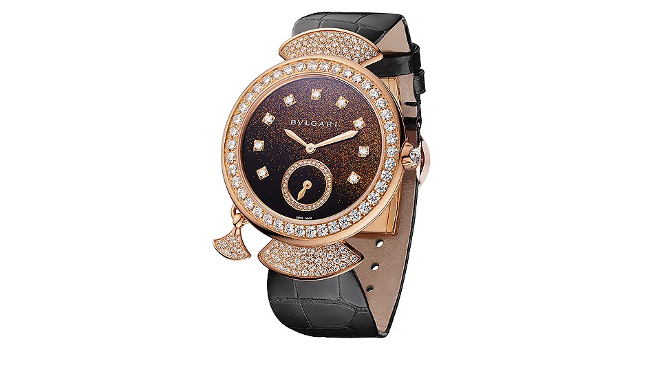 Часы Divas’ Dream Minute Repeater, розовое золото, бриллианты, механизм с ручным подзаводом, Bvlgari
