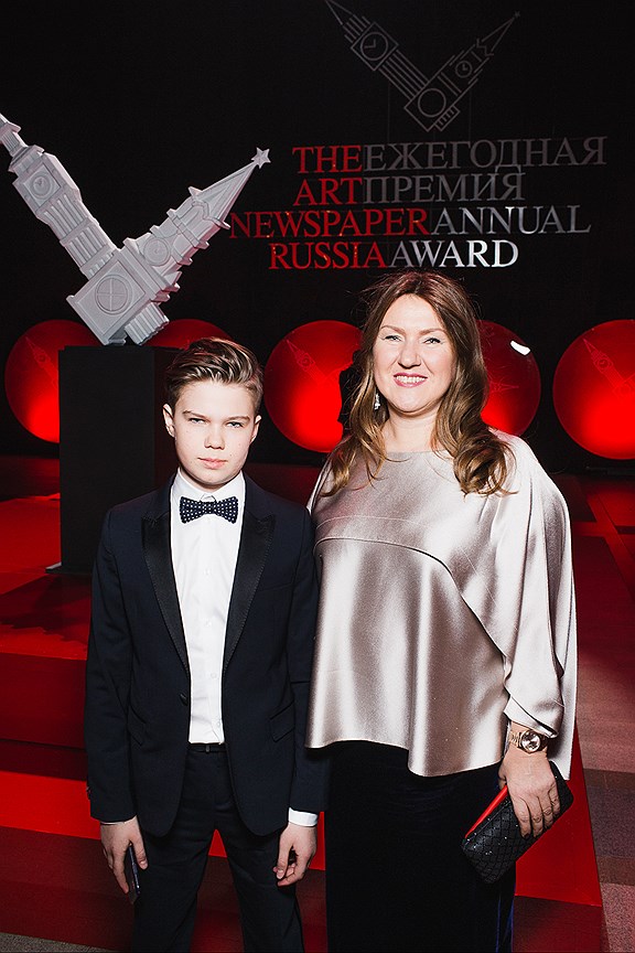 Инна Баженова с сыном