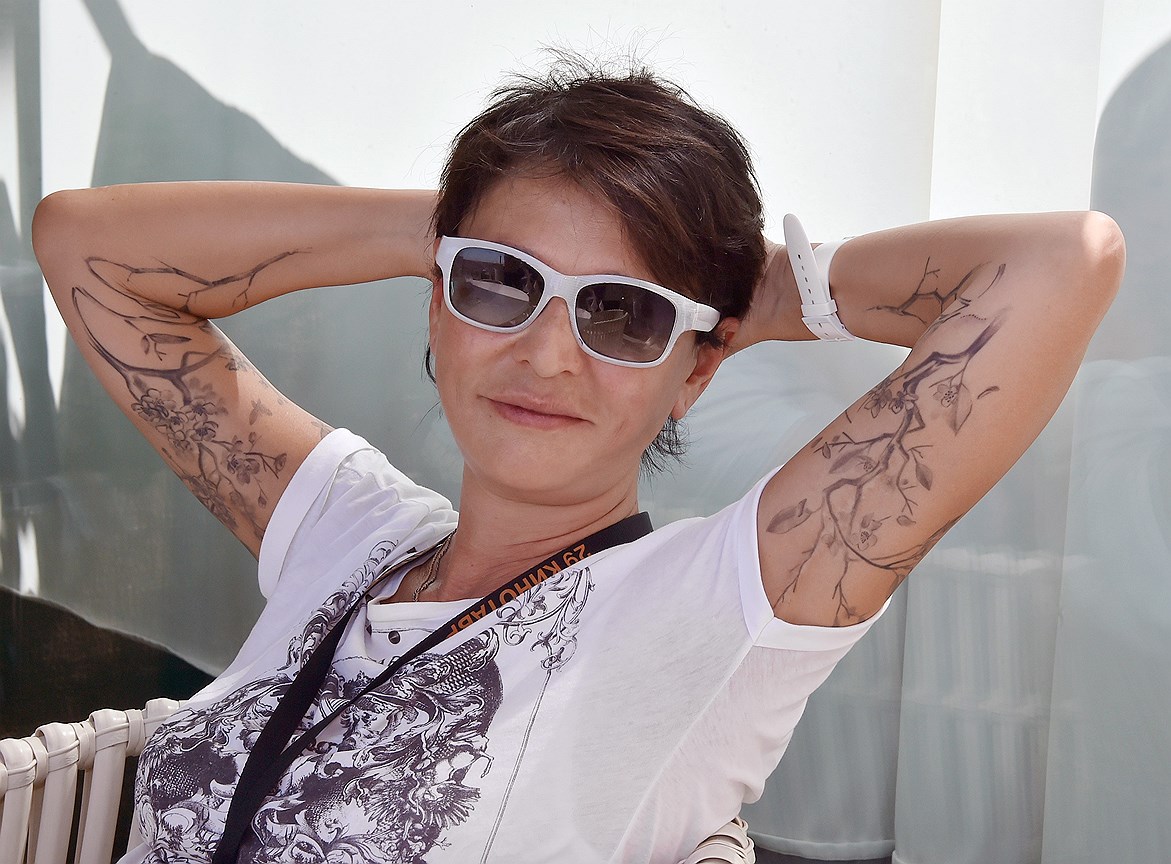 Общественный деятель Ирина Хакамада на бранче журнала Hello! в честь презентации фильма «Лето»