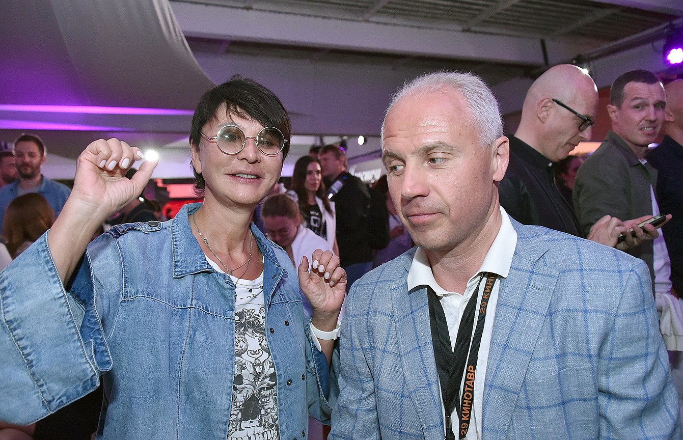 Политик и публицист Ирина Хакамада во время вечеринки Digital Reporter