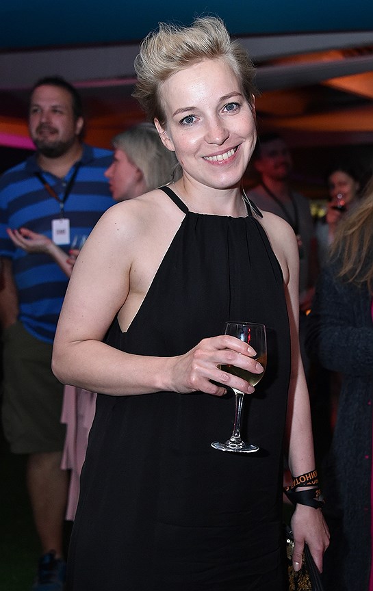 Актриса Мария Шалаева во время вечеринки Digital Reporter