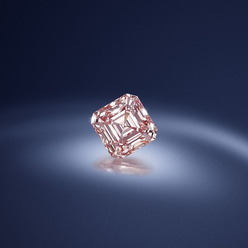Bonhams Fine Jewelry: розовый бриллиант, эстимейт ?600,000 - ?800,000