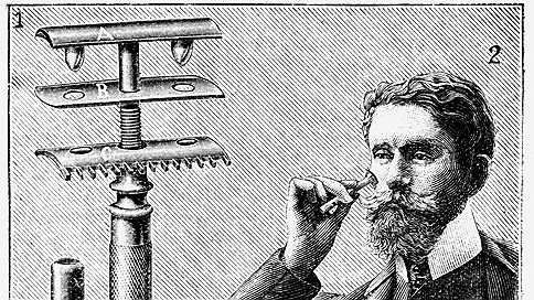 Безопасная бритва со сменным лезвием, Париж, 1905 год