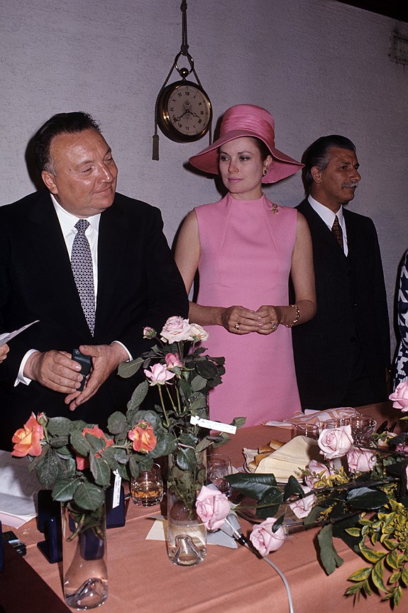 Принцесса Монако Грейс на шоу роз. Монца (Италия), май 1970 года