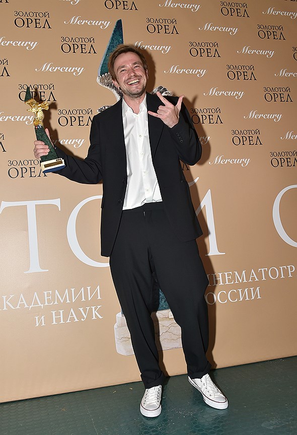 Победитель в номинации Лучший актер на телевидении за сериал «Sпарта» Александр Петров 