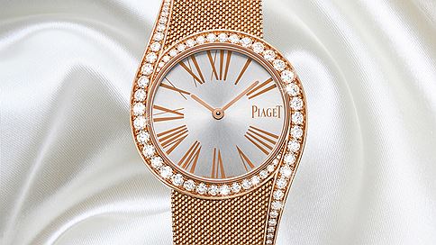 Piaget, часы Limelight Gala, розовое золото, бриллианты