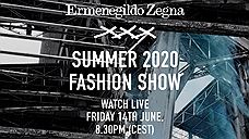 Прямая трансляция показа Ermenegildo Zegna XXX весна-лето 2020