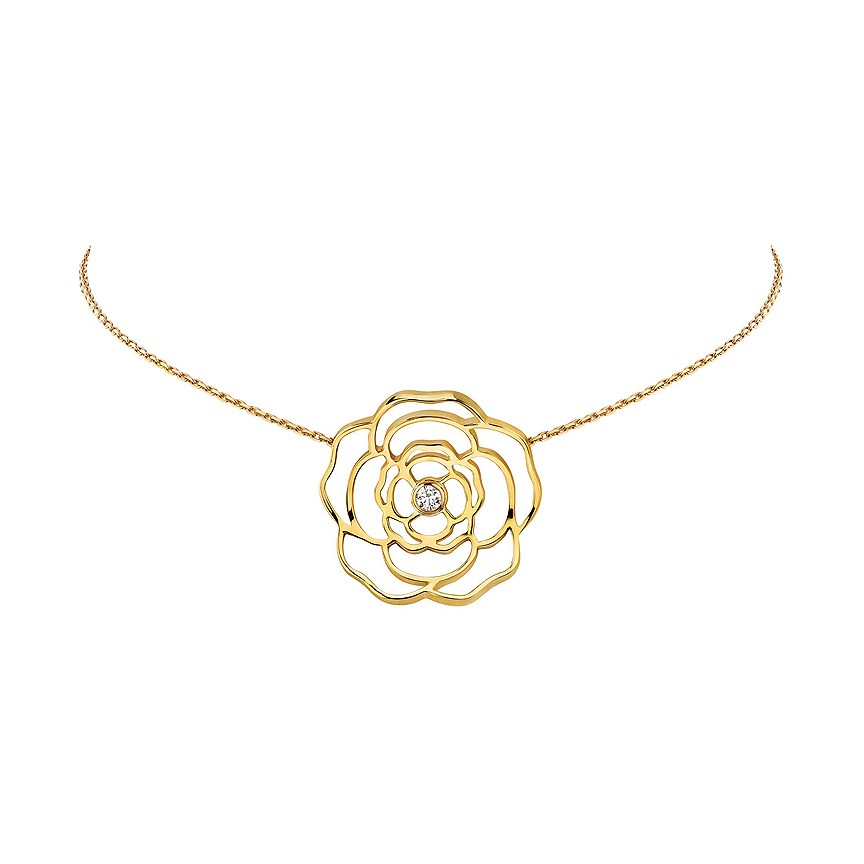 Chanel Fine Jewelry, колье Camelia, розовое золото