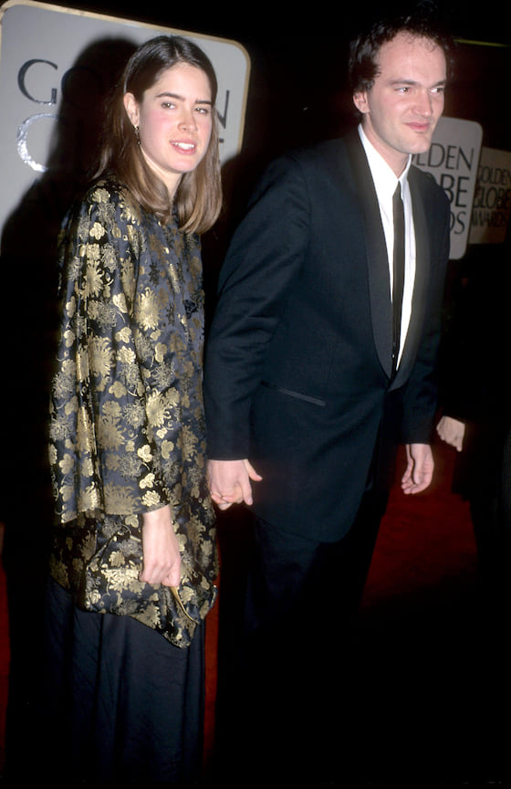 Грейс Лавлейс и Квентин Тарантино на вручении премии «Золотой глобус», 1995 год 