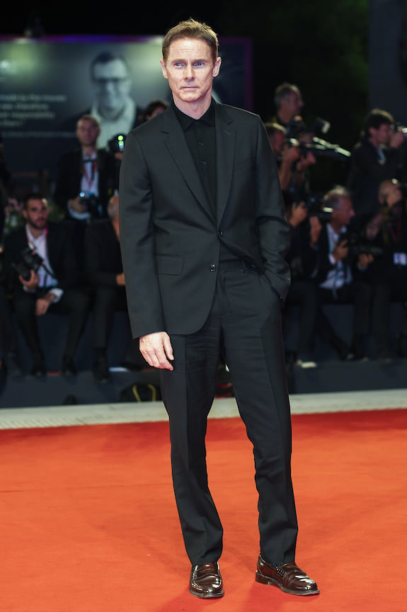 Актер Шон Харрис на премьере фильма «Король» на Венецианском кинофестивале 