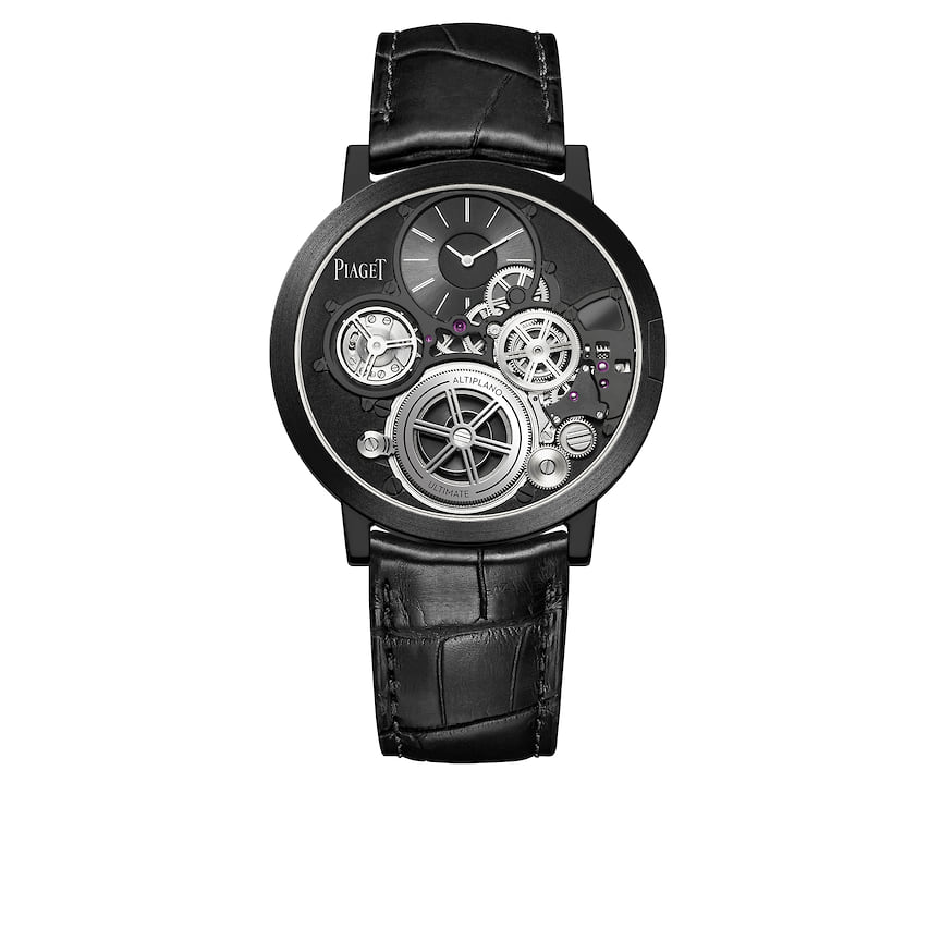 Piaget, часы Altiplano Ultimate Concept, 41 мм, толщина корпуса 2 мм, механизм с ручным подзаводом, запас хода 40 часов