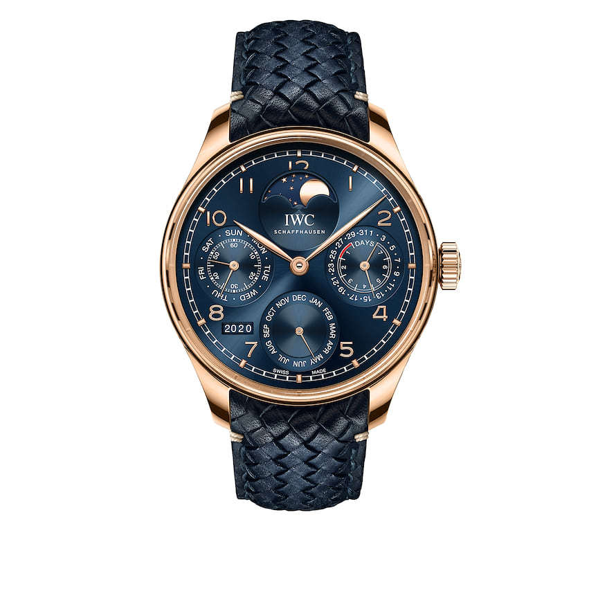 IWC, часы Portugieser Perpetual Calendar «Boutique Edition», 44 мм, розовое золото, механизм с автоматическим подзаводом, запас хода 7 дней