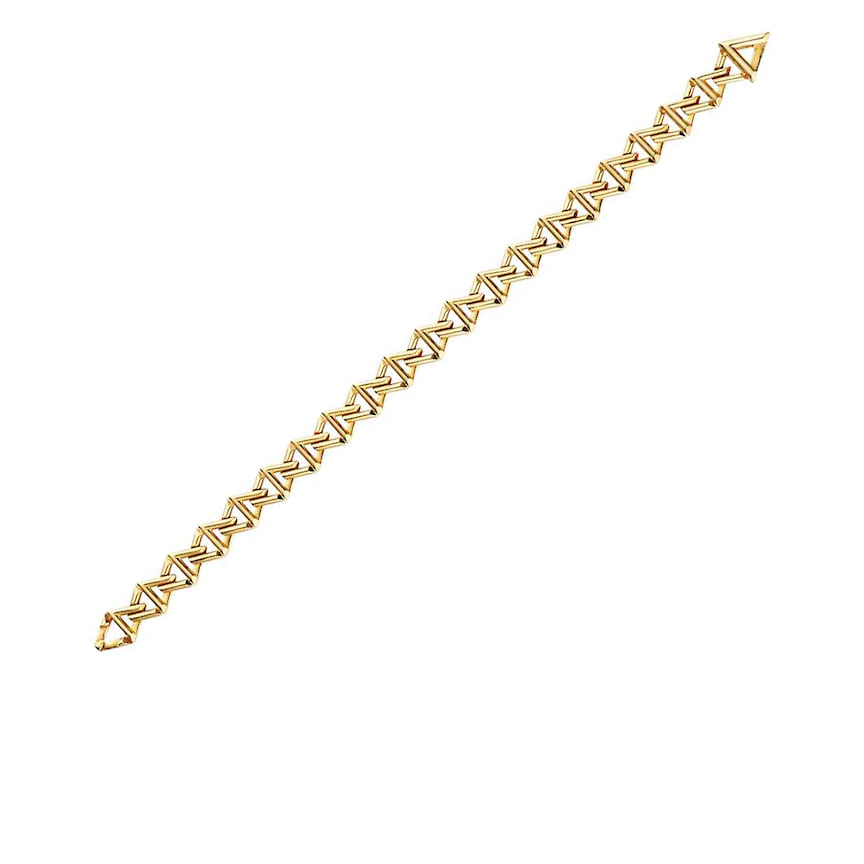 Louis Vuitton, браслет Curb Chain, желтое золото