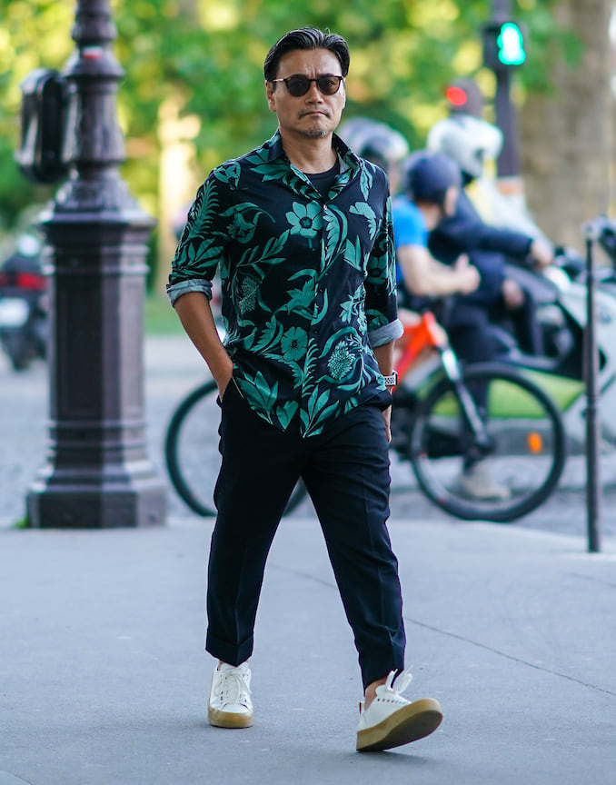Гость Парижской мужской недели моды