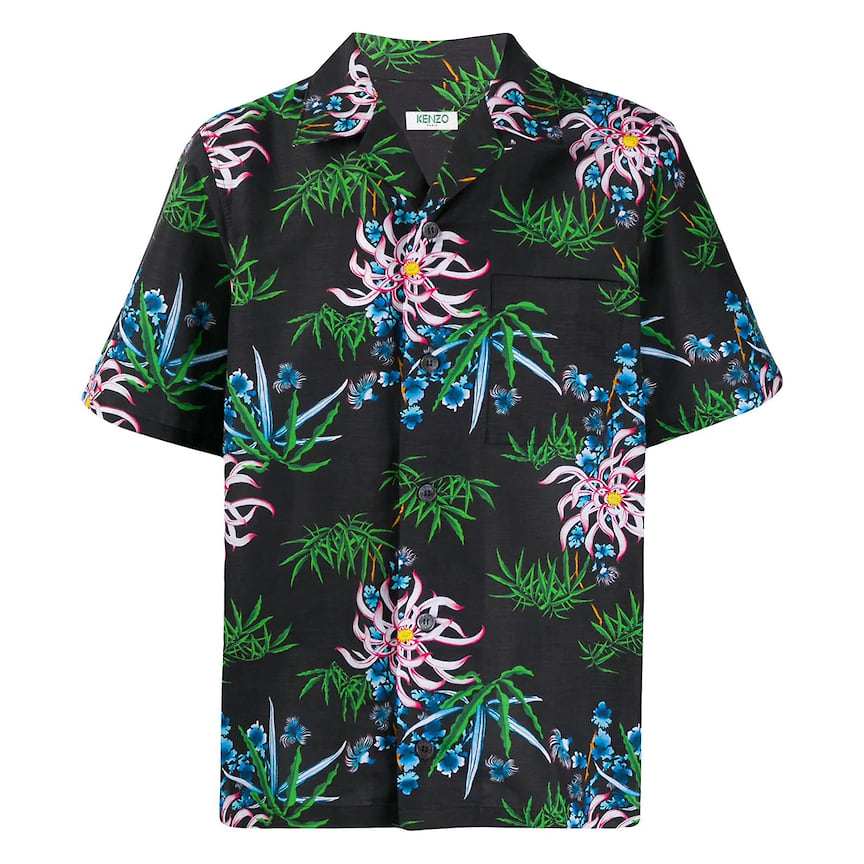 Kenzo, рубашка Sea Lily, 9 222 руб, farfetch.com