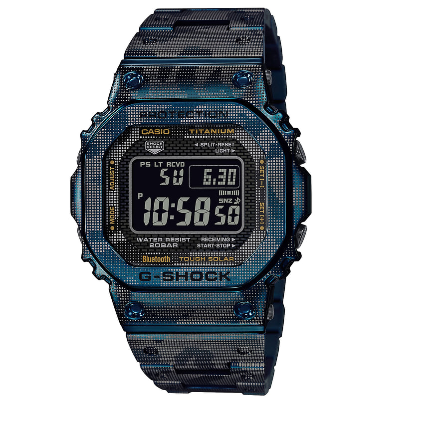 Casio, часы G-Shock GMW-B5000TCF, пластик, кварцевый механизм