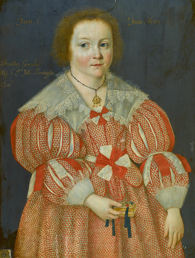 Английская школа, 1629, Портрет Дороти Ковентри в детстве, позже леди Пакингтон 