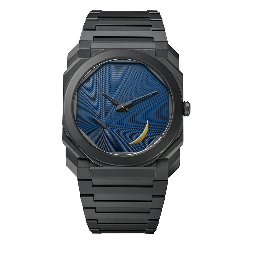 Bvlgari, часы Octo Finissimo Tadao Ando, 40 мм, черная керамика, ультратонкий механизм с автоматическим подзаводом