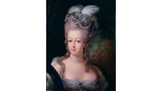Портрет французской королевы Марии-Антуанетты, 1775 год. Дочь Франциска I и Марии Терезии Австрийской, Мария-Антуанетта (1755-1793) вышла замуж за французского дофина (будущего короля Людовика XVI) в 1770 году. Людовик стал королем в 1774 году.