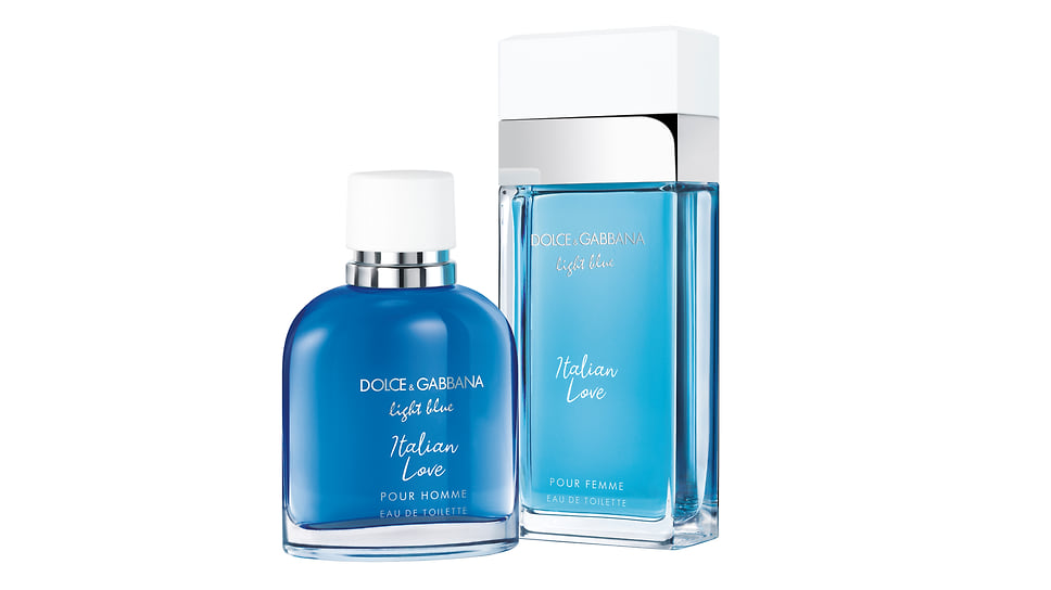 Dolce&amp;Gabbana Beauty, новые парные ароматы классической линии Light Blue – Light Blue Italian Love. В женской версии доминируют ноты яблок, жасмина и бергамота, а в мужской – бергамота, грейпфрута и листья фиалки.