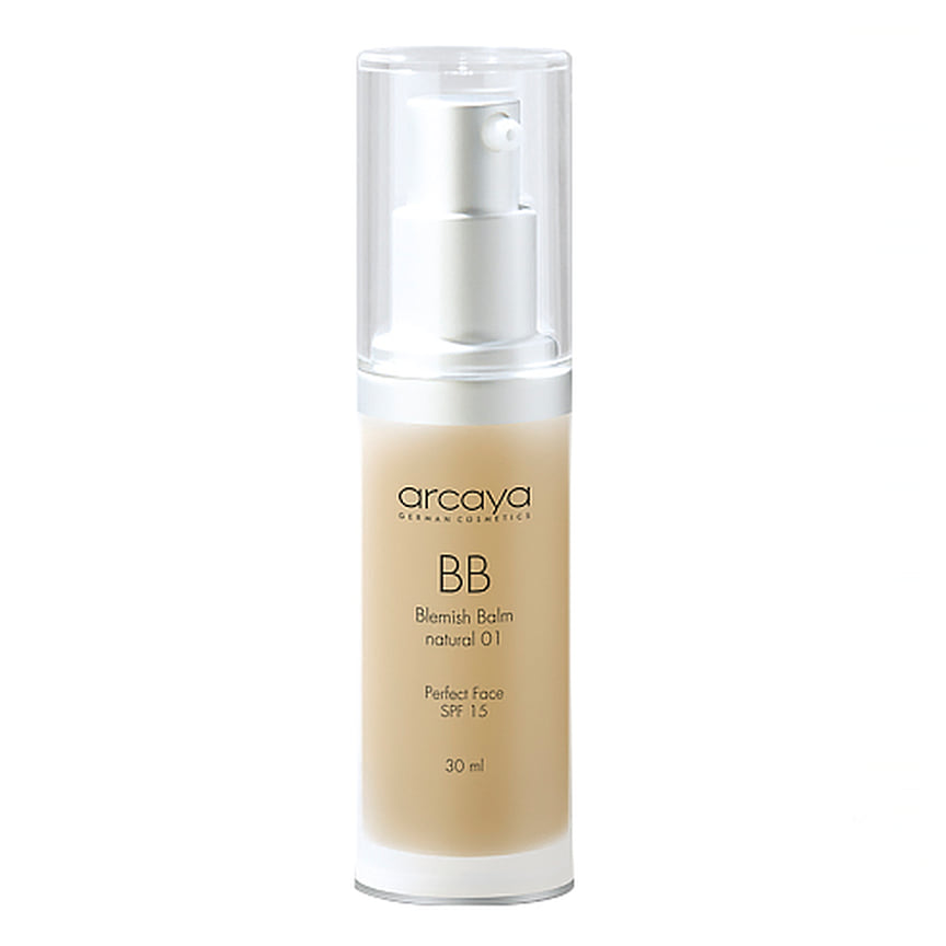 Arcaya, универсальный BB-крем для нормальной и комбинированной кожи SPF-15 Blemish Balm . Можно использовать как основу под макияж, и как дневной крем; содержит антиоксиданты, подходит для чувствительной кожи.

