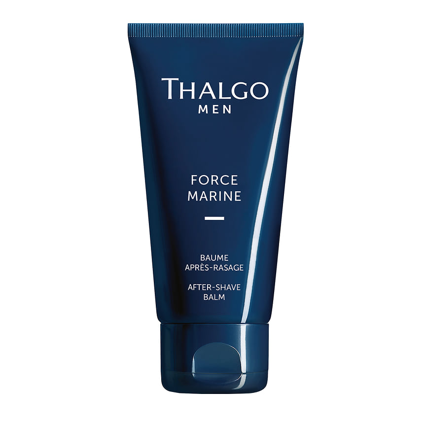 Thalgo, освежающий бальзам после бритья Force Marine с омолаживающими свойствами. Состав: активный водорослевый комплекс Algue Bleue Vitale.