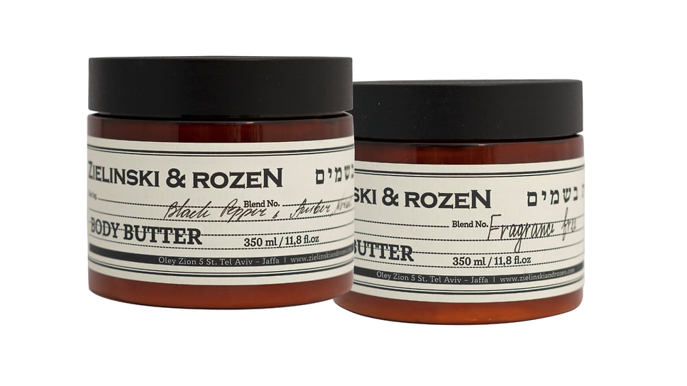 Zielinski &amp; Rozen, насыщенный крем для тела Body Butter от израильской марки в двух форматах: без запаха и с ароматом Black Pepper, Amber, Neroli с маслом ши и витамином Е в составе.