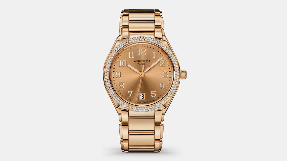 Женские часы Patek Philippe Twenty-4 Automatic, корпус диаметром 36 мм из розового золота, безель с бриллиантами, мануфактурный автоматический механизм