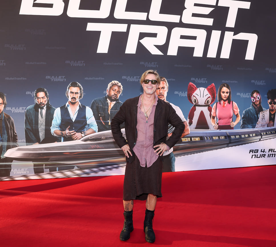 Брэд Питт на премьере Bullet train