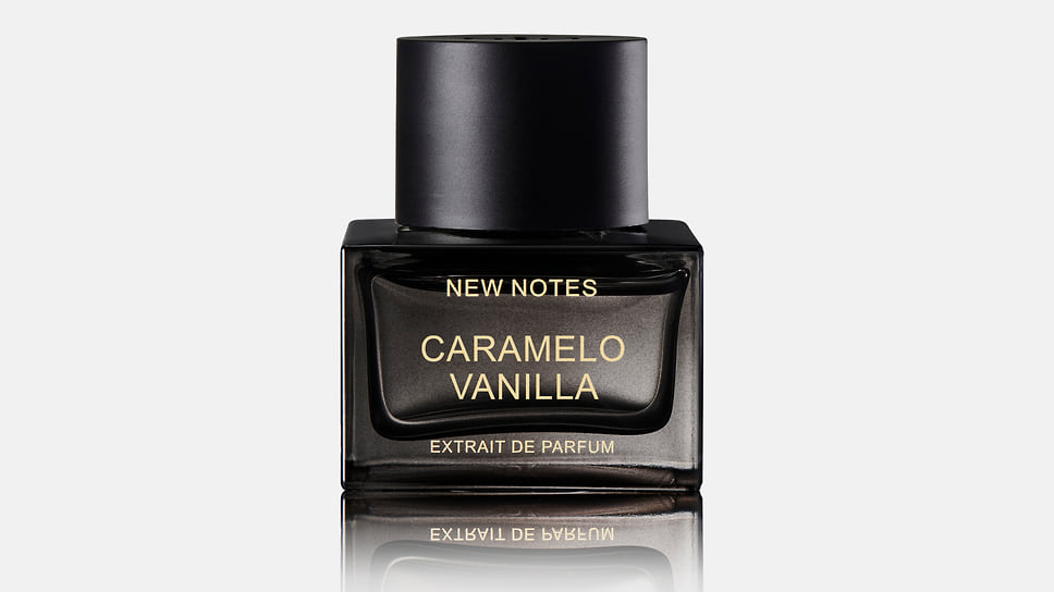 New Notes, парфюмерная вода Caramelo Vanilla. Ноты: цветок ванили, карамель, белые цветы, сахарная вата, бобы тонка, мускус.
