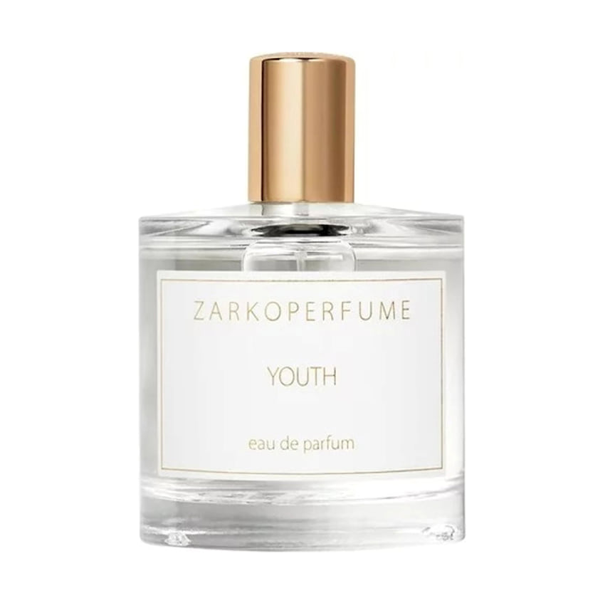 Zarkoperfume (Дания): парфюмерная вода Youth. Ноты: персик, дыня, яблоко, ваниль, мускус, жасмин, роза, слива.