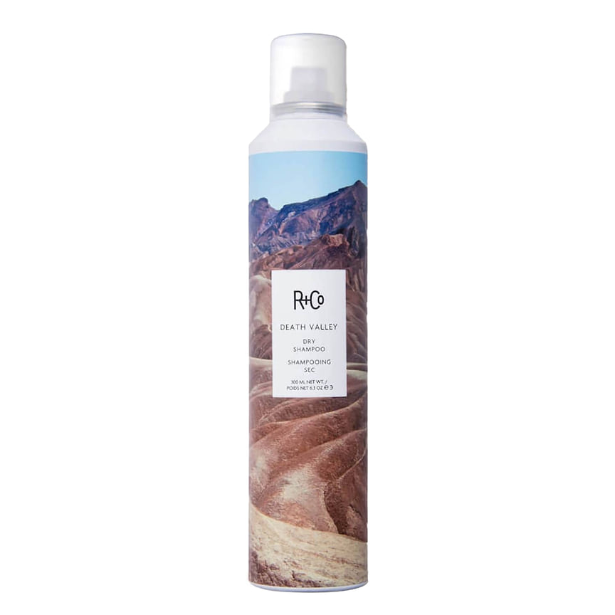 R&amp;Co, сухой спрей-шампунь Death Valley: очищает, придает объем волосам. В составе: рисовый протеин, витамин Е, диоксид кремния, провитамин В5. (в Foam)