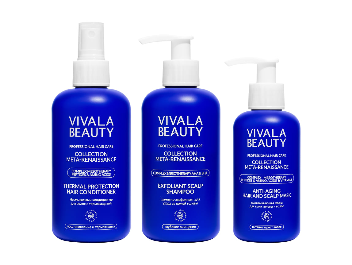 Vivalabeauty, коллекция омолаживающих средств для волос Meta-Renaissance как альтернатива инъекционной мезотерапии.