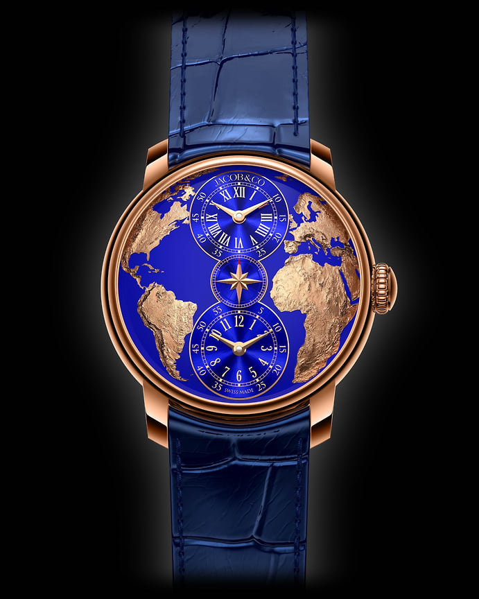 Часы Jacob &amp; Co The World Is Yours Dual Time Zone