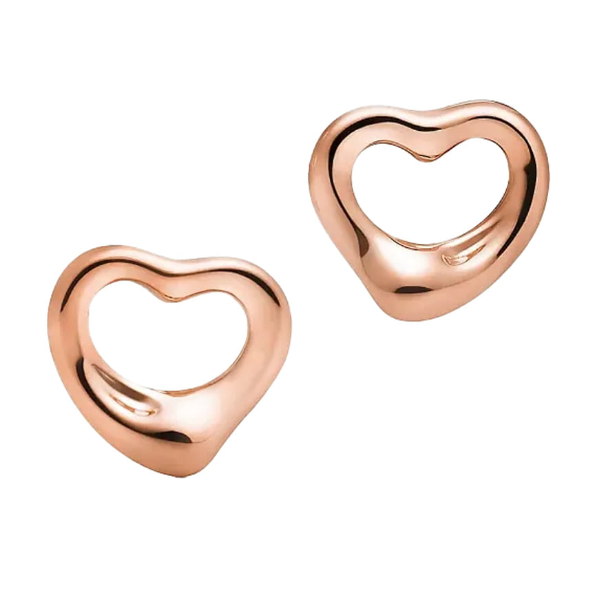 Tiffany &amp; Co., серьги Heart, розовое золото