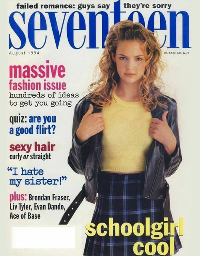 В 16 лет Хейгл появилась на обложке подросткового журнала Seventeen. До этого она уже приняла участие в нескольких рекламах и модных съемках