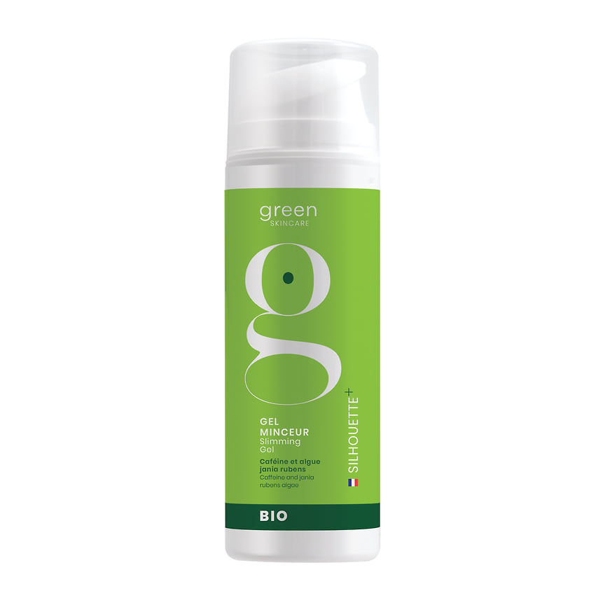 Green Skincare, ночное двухфазное средство от целлюлита Gel Minceur: дренирует и улучшает кровообращение. В составе: спирулина, кофеин и активный комплекс для похудения и улучшения текстуры кожи