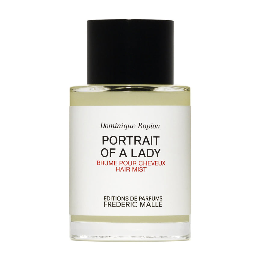 Frederic Malle, парфюмерная вуаль для волос Portrait Of A Lady Hair Mist. Ноты: пачули, белый мускус
