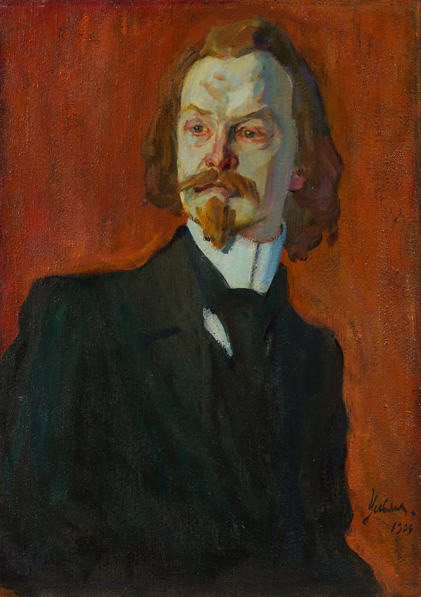 Николай Ульянов «Портрет К. Д. Бальмонта», 1909