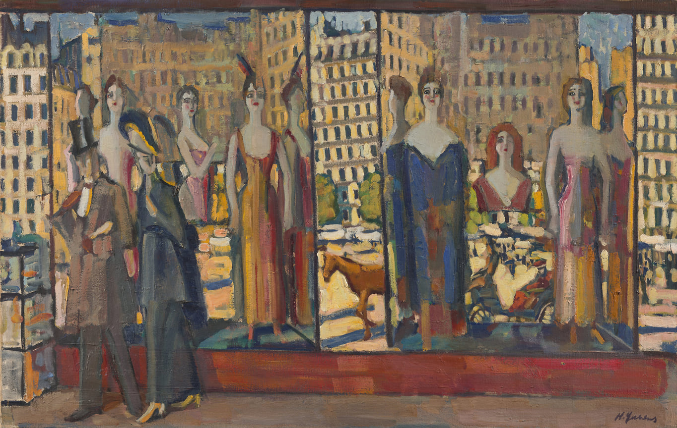 Николай Ульянов «Парижская витрина», 1909–1911