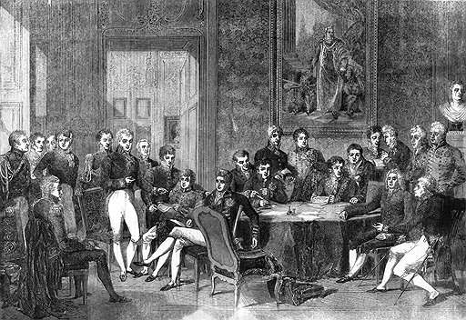 Венский конгресс положил конец бесконечным спорам о том, кому и как сидеть в ходе переговоров, и создал множество дипломатических привилегий