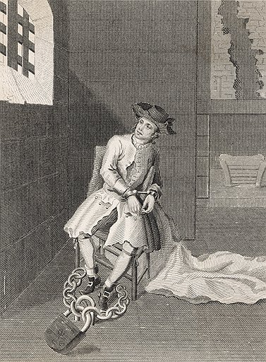 Легендарный лондонский вор Джек Шеппард (на рисунке) попал за решетку, а потом и на виселицу стараниями Джонатана Уайлда, который год спустя повторил его путь