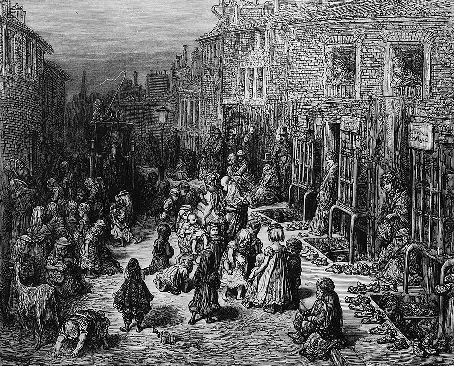 Когда жителям лондонских трущоб было нечего продать, они продавали своих детей 