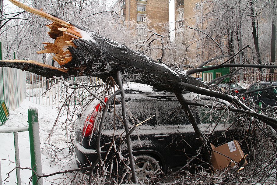 25-26 декабря в Москве и Подмосковье выпал ледяной дождь, оставивший без электроснабжения 400 тыс. человек и парализовавший аэропорт Домодедово