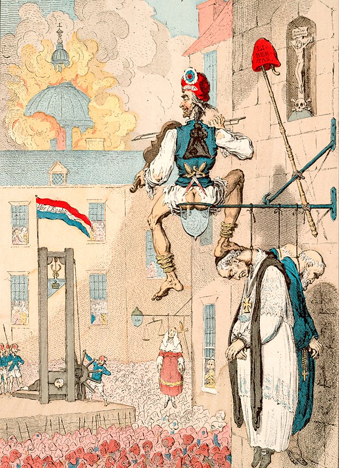 Французская революция погубила монархию, а революция в эшафотном деле поставила под удар профессию палача 
