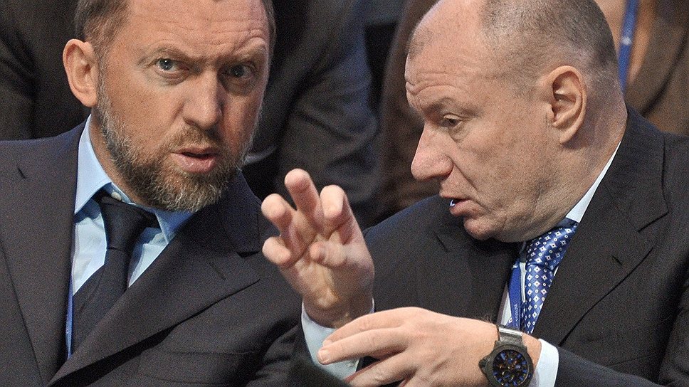 Олег Дерипаска (слева) и Владимир Потанин заключили новое перемирие, но смогут ли они сработаться, неизвестно