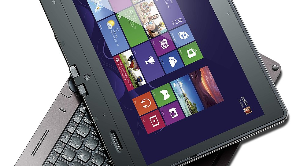 Эпоха PC Plus — это новые формфакторы. Например, лэптоп с поворотным экраном ThinkPad Twist 

